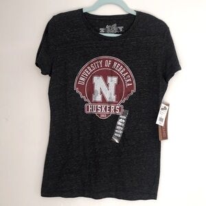 Retro band Gray T-shirt university of Nebraska size large new with the tags